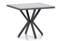 Balkongmøbler-Molgachi Balkonbord 90 cm Svart,Grey