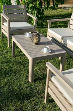 Veranda & Terrasse|Loungesett-Momira Loungegruppe utendørs Desert Beige