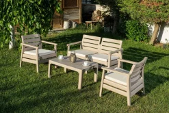 Veranda & Terrasse|Loungesett-Momira Loungegruppe utendørs Desert Beige