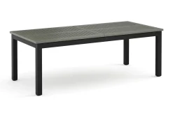 Comfort Garden Loungebord & Sofabord Utendørs-Monaco uttrekkbart utendørsbord 210/310x90 cm Svart/Grå