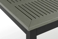 Comfort Garden Loungebord & Sofabord Utendørs-Monaco uttrekkbart utendørsbord 210/310x90 cm Svart/Grå