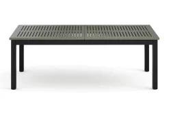 Comfort Garden Loungebord & Sofabord Utendørs-Monaco uttrekkbart utendørsbord 210/310x90 cm Svart/Grå