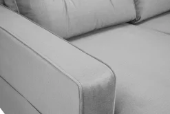 Scandinavian Choice U-Sofa-Monroe U-sofa med divan høyre fløyel Light grey