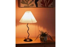 Nattbordslampe|Bordlampe-Montecristo Bordlampe 49 cm E27 Svart,Hvit