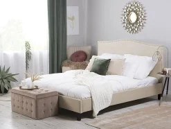 Bedly Sengeramme & Sengestamme-Montpellier Dobbeltseng 160|200 Cm Beige