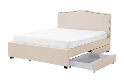 Bedly Sengeramme & Sengestamme-Montpellier Dobbeltseng 160 | 200 cm Beige