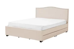 Bedly Sengeramme & Sengestamme-Montpellier Dobbeltseng 160 | 200 cm Beige