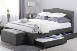 Bedly Sengeramme & Sengestamme-Montpellier Dobbeltseng 160 | 200 cm Grey