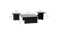 Moosonee Sofabord 80 cm