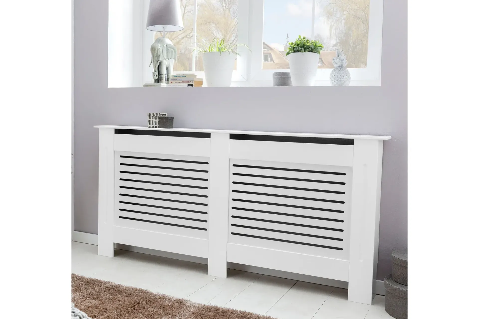 Wohnling Vifter|Aircondition & Kjøler-Moraine Radiator Benk 112x19 cm Hvit