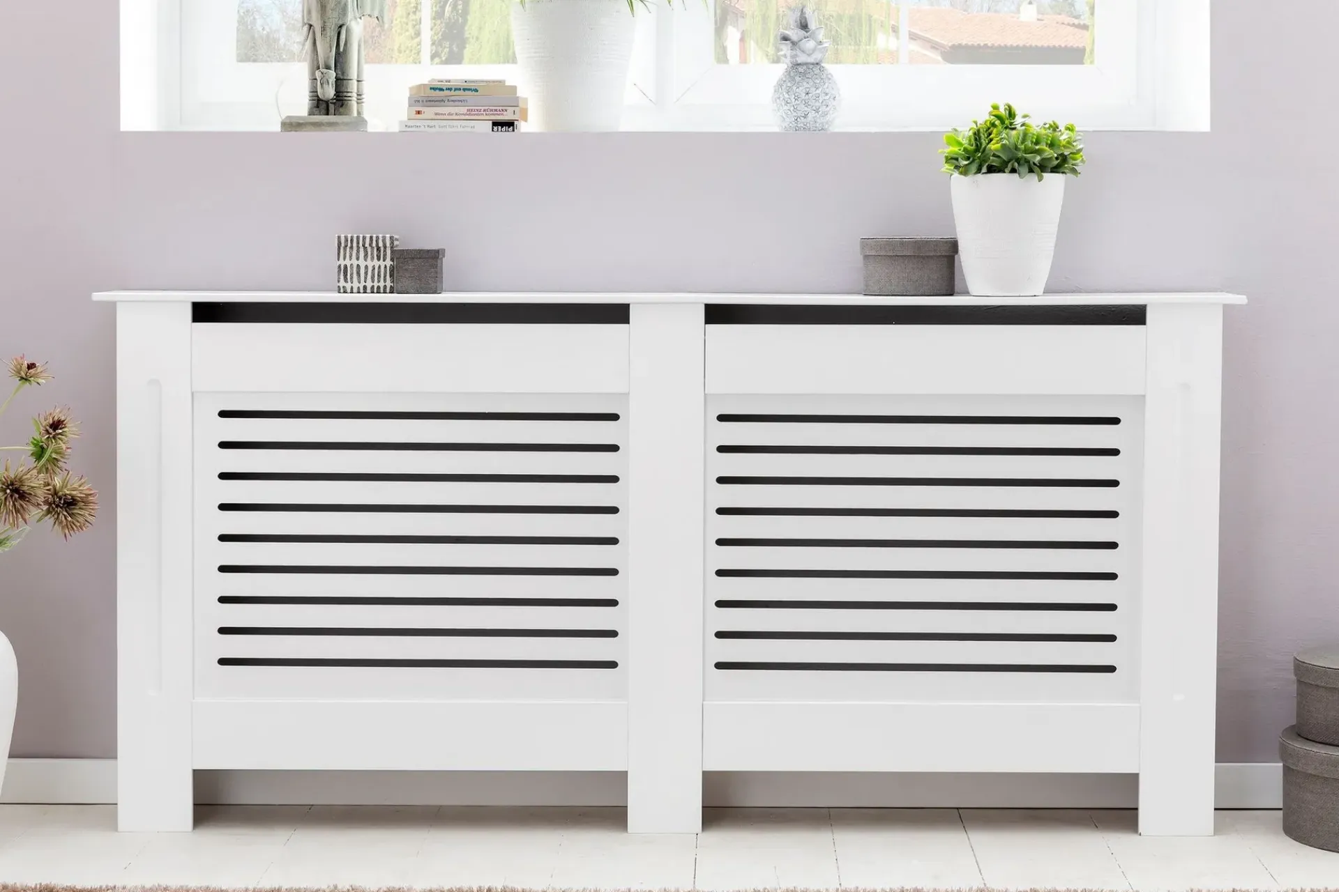Wohnling Vifter|Aircondition & Kjøler-Moraine Radiator Benk 112x19 cm Hvit