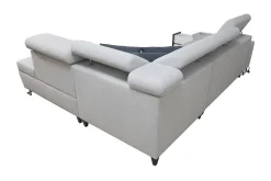 Velour Sofa & Fløyel Sofa-Morenia 3-seters Hjørnesovesofa Høyre Nour Sammet 15 + Nour Sammet 12