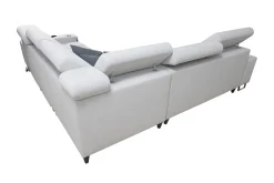 Velour Sofa & Fløyel Sofa-Morenia 4-seters Hjørnesovesofa Venstre Nour Sammet 15 + Nour Sammet 12
