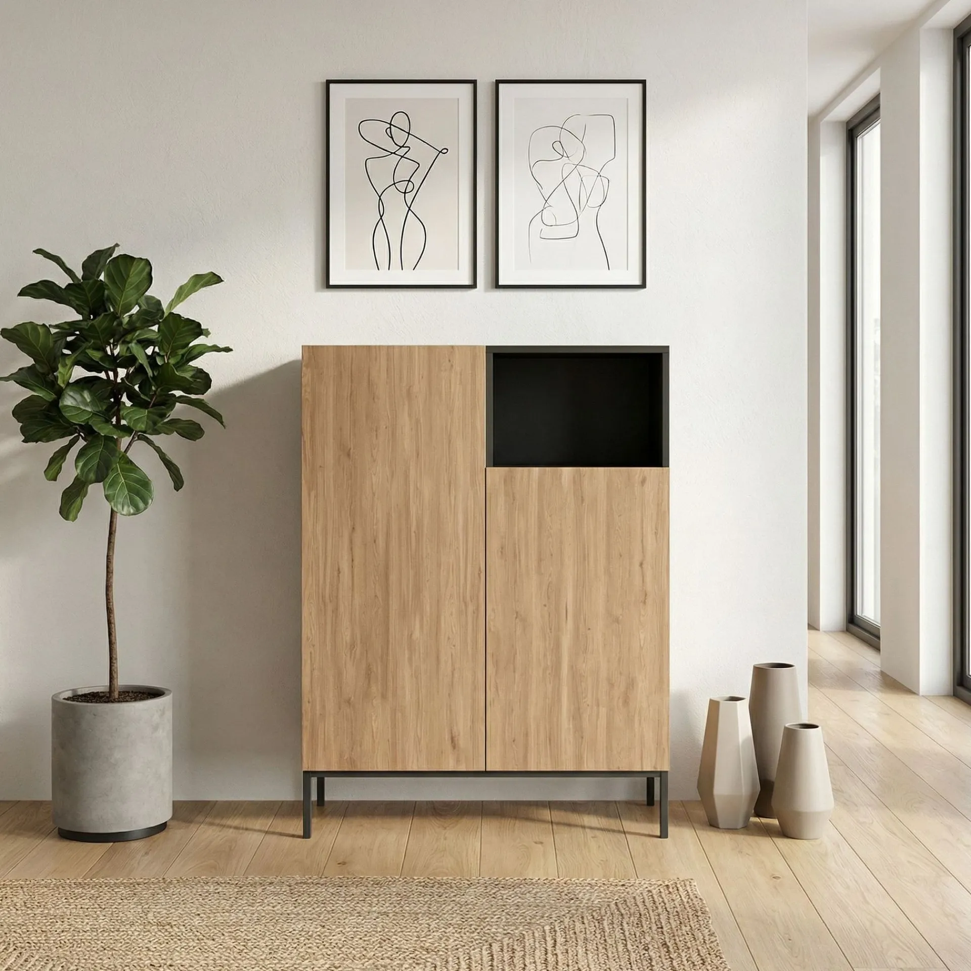 Morlen Skjenk 90x120x41,8 cm