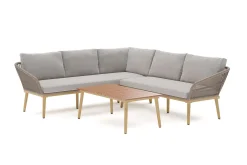 deNoord Loungemøbler Salg|Loungesett-Morrocco loungegruppe utendørs Brun
