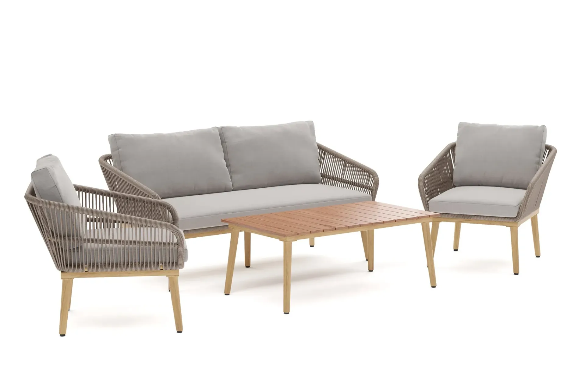 deNoord Veranda & Terrasse|Loungesett-Morrocco sofagruppe utendørs Brun