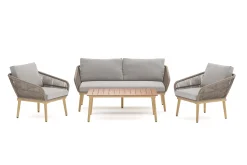 deNoord Veranda & Terrasse|Loungesett-Morrocco sofagruppe utendørs Brun