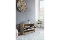 Wohnling Skohylle & Skostativ|Gangoppbevaring-Mosbarger Skohylle 80x24 cm Tre/Natur
