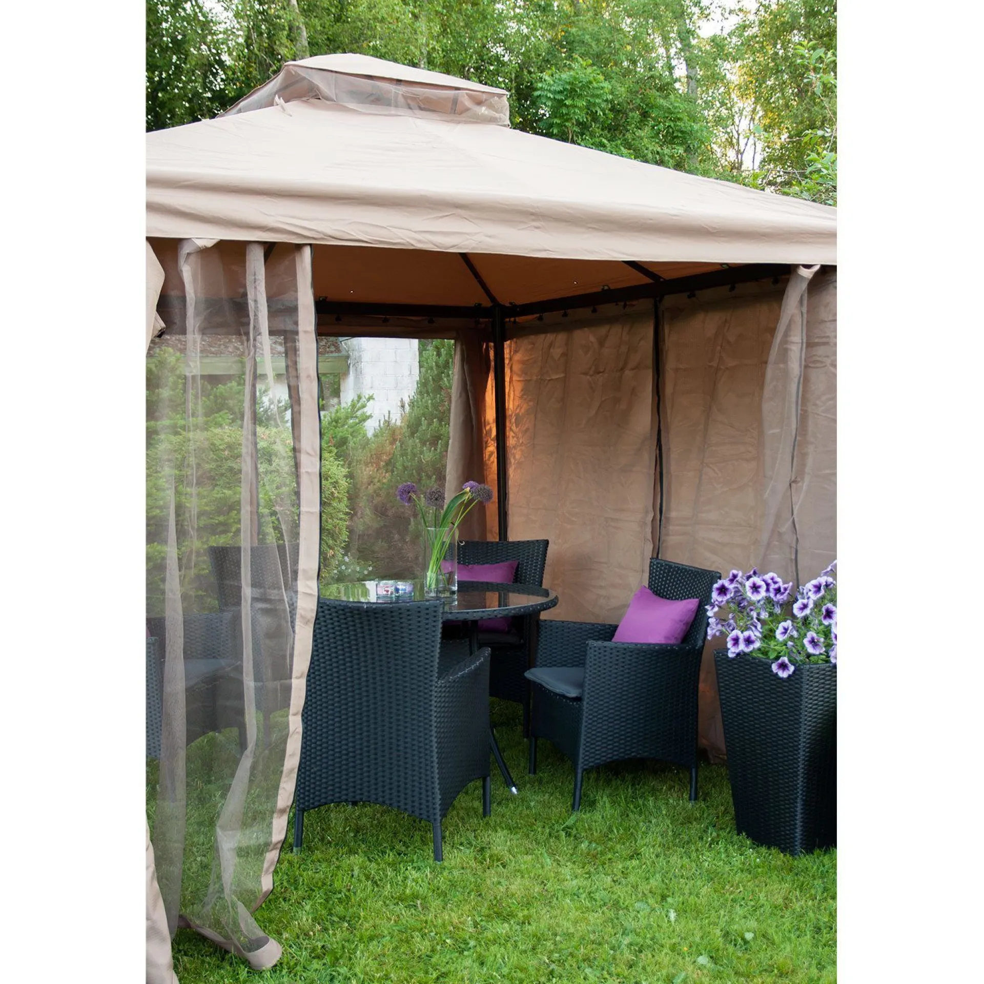 Mosquito Nets for Gazebo HOME4YOU