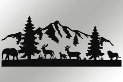 Mountain Veggdekor