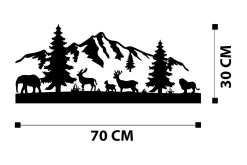 Mountain Veggdekor