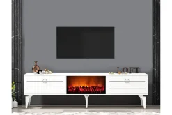 Tv-Benk & Mediabenk-Mula TV-benk 150 cm Hvit