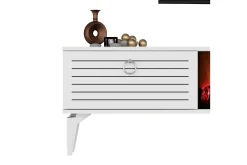Tv-Benk & Mediabenk-Mula TV-benk 150 cm Hvit