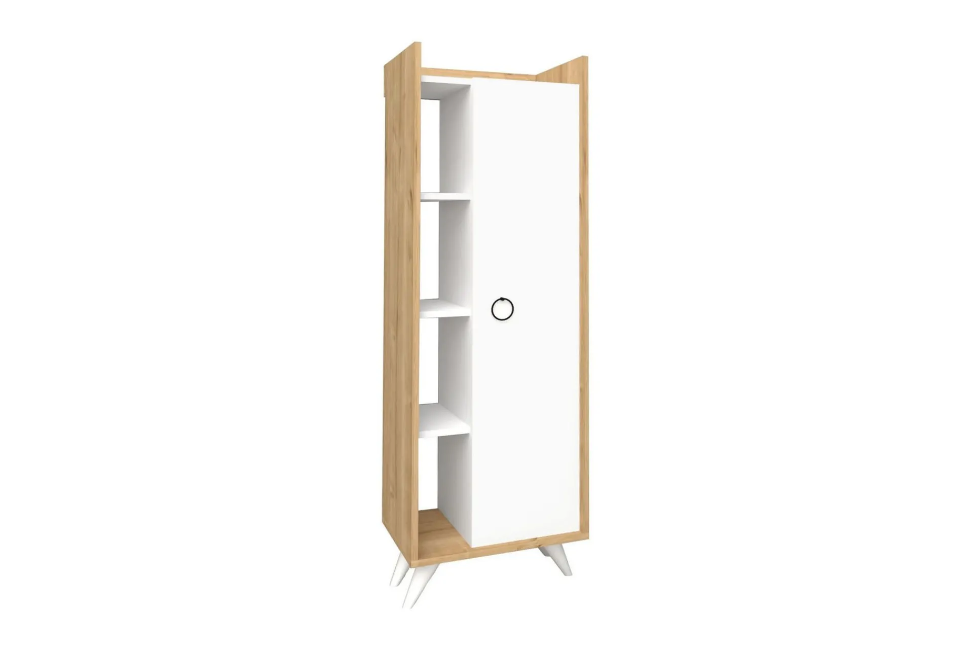 Baderom|Baderomsskap-Multi Purpose Cabinet Eik|Hvit Natur,Hvit