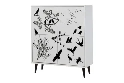 Oppbevaringsskap|Skap-Multi Purpose Cabinet Hvit|Svart Svart,Hvit