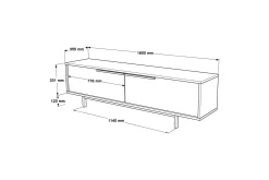 Munish TV-benk 160 cm