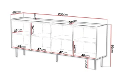 Munkedal Kommode 200 cm