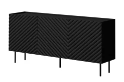 Entrekommode|Kommode-Munkedal Kommode 166 cm Svart
