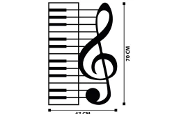 Musical Veggdekor