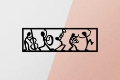 Musicians Veggdekor