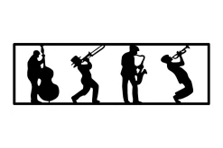 Musicians Veggdekor