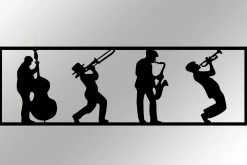 Musicians Veggdekor