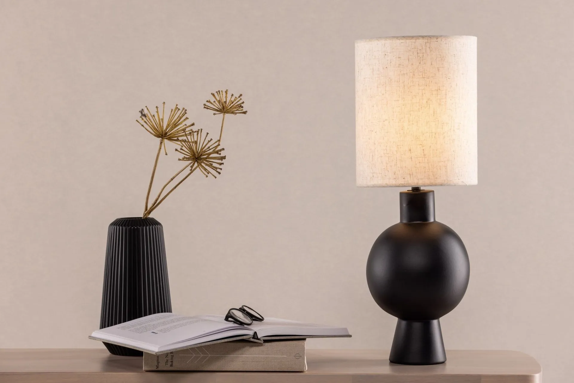 VIND Vinduslampe|Bordlampe-Mysterna Bordlampe 55 cm Svart