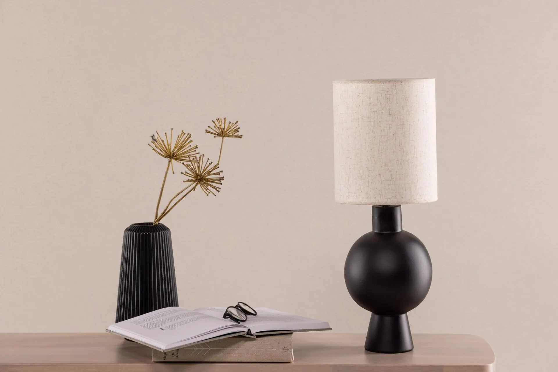 VIND Vinduslampe|Bordlampe-Mysterna Bordlampe 55 cm Svart