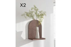 Vegghylle-Nagaji Vegghylle 16 cm Valnöt