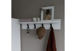 Knaggerekke-Nagouri Klesstativ 90 cm Hvit