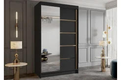 Narbonne Garderobe med Speil 100x200 cm