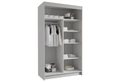 Narbonne Garderobe med Speil 100x200 cm