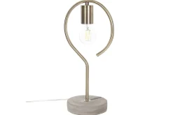 Bordlampe|Vinduslampe-Narcissus Bordlampe 40 cm E27 Messing,Grey