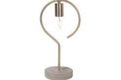 Bordlampe|Vinduslampe-Narcissus Bordlampe 40 cm E27 Messing,Grey