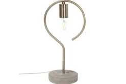 Bordlampe|Vinduslampe-Narcissus Bordlampe 40 cm E27 Messing,Grey