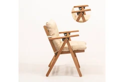 Utelenestoler|Loungestol Ute-Narwani Skammel Natural,Cream