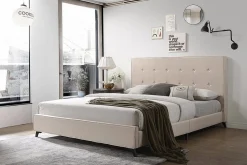 Bedly Sengeramme & Sengestamme-Nattaro Dobbeltseng 140x200 cm Beige