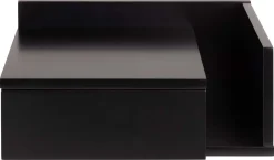 Oppbevaringsskap|Skap-Nattbord HOME4YOU Ashlan 40x32xh16,5 cm Svart