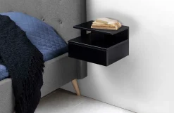 Oppbevaringsskap|Skap-Nattbord HOME4YOU Bord Ashlan svart