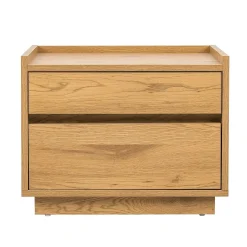 Nattbord HOME4YOU Sacha 50x40x40 cm melamin med eikebark
